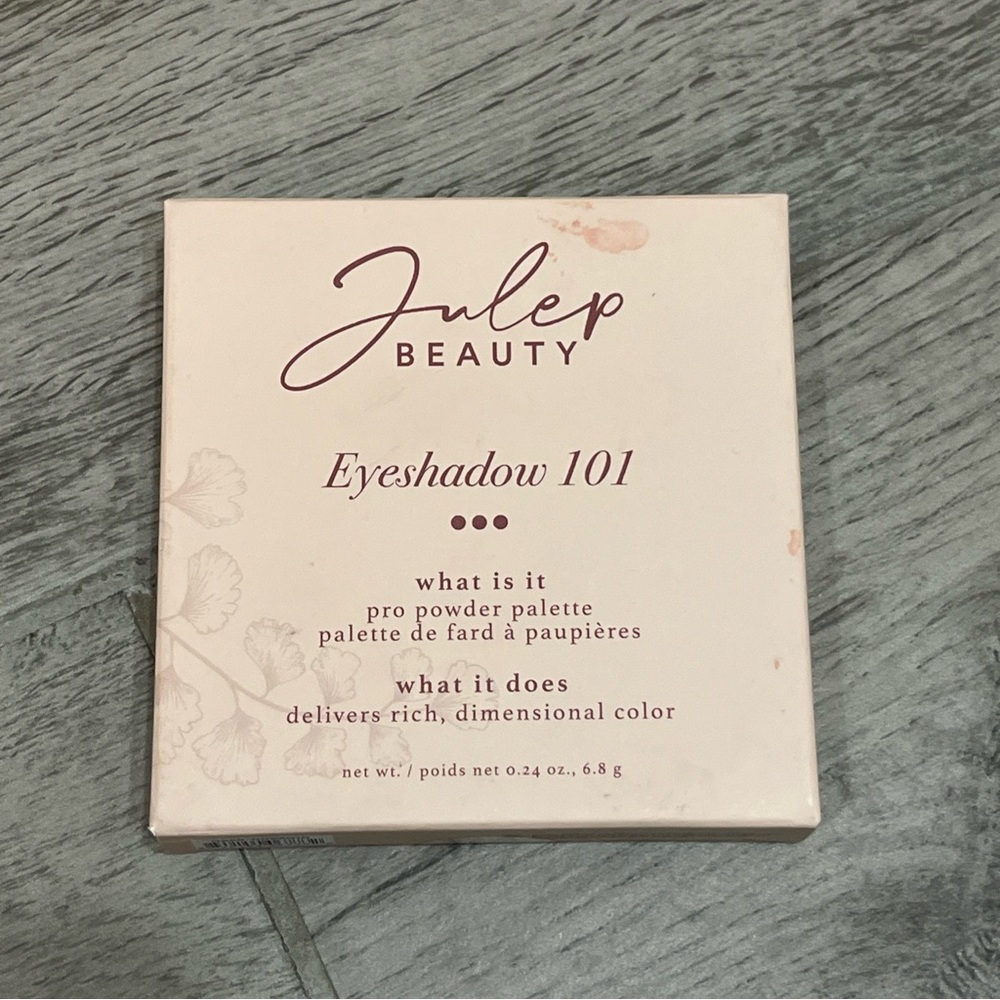 Julep Eyeshadow 101 Pro Powder Palette Rose Golds Browns Full Size NIB 7 Shades